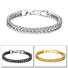 2015 nouveau cadeau personnalisé trois options de couleur Men&#39;s charismatic bracelet en titane en acier titane GS671
